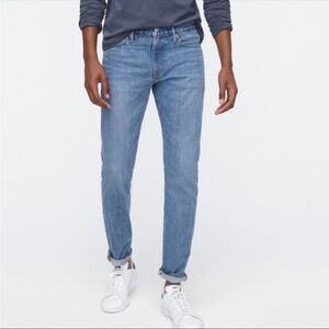 NWOT J. Crew 484 Slim Jean 32/30 Five Year Wash Blue Denim 100% Cotton